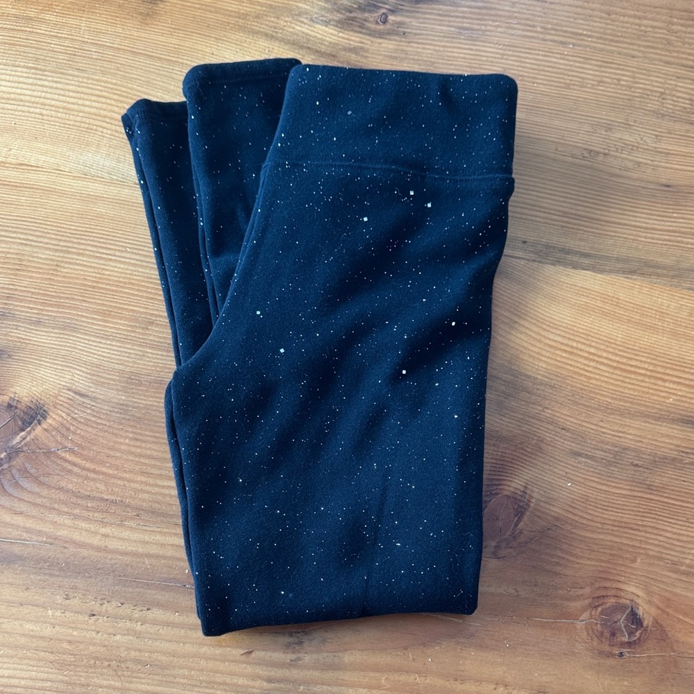 SO Black w/silver Sparkle Leggings